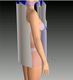 3D试衣系统-加载样片到人体