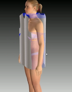 3D试衣系统-加载样片到人体